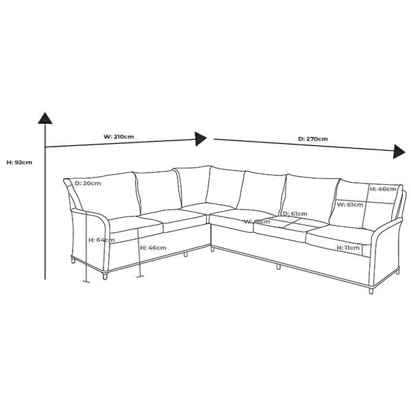 Hartman Eton Grand Rectangular Casual Dining Set