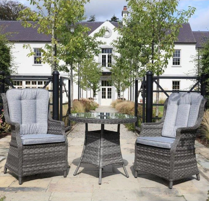 Amalfi High Back Bistro Set