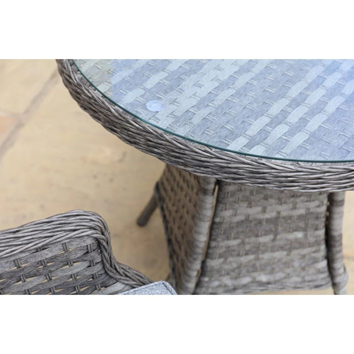 Amalfi High Back Bistro Set