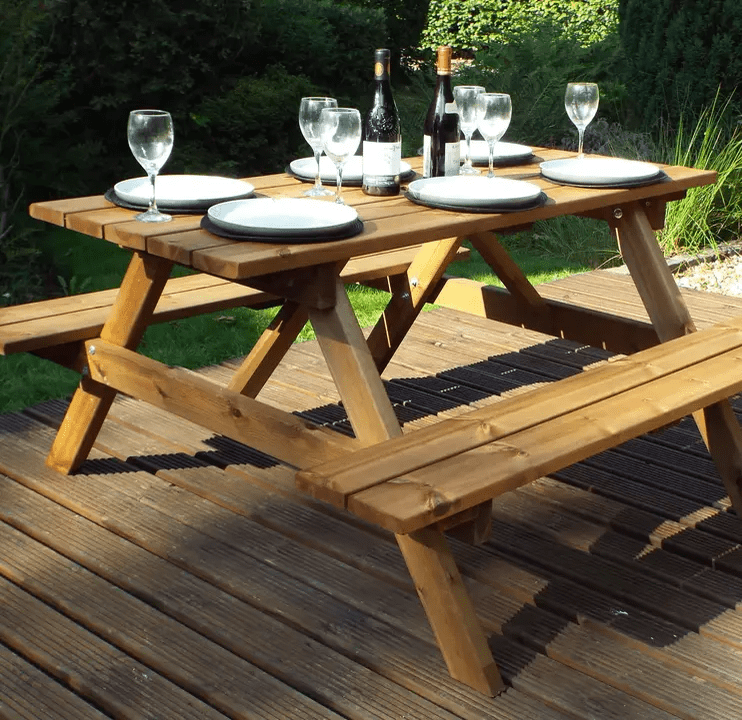 Charles Taylor Six Seater Picnic Table