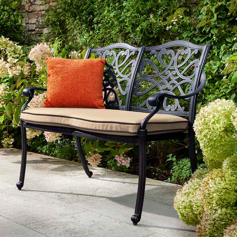 Hartman Capri 2 Seat High Back bench in Bronze