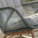 Bramblecrest Helsinki Rope Rocking Garden Armchair - Fern Green