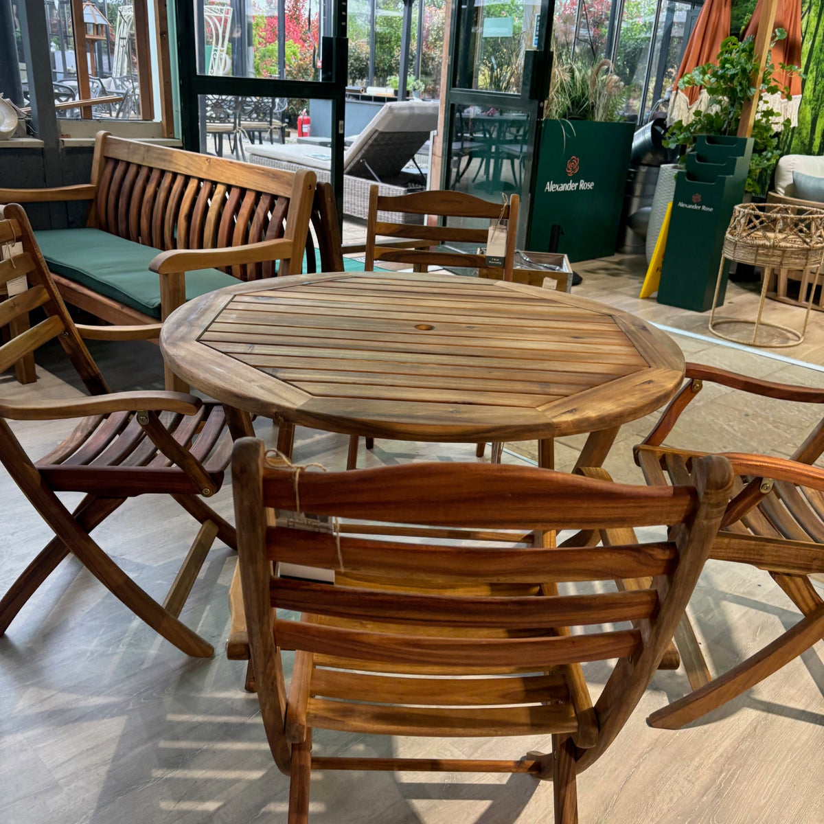 Alexander Rose Redcliffe Folding Dining Set for 4