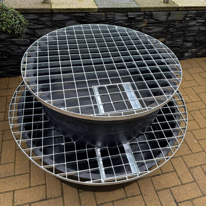 Heavy Duty Galvanised Steel Round Grids for Water Feature 90cm & 120cm