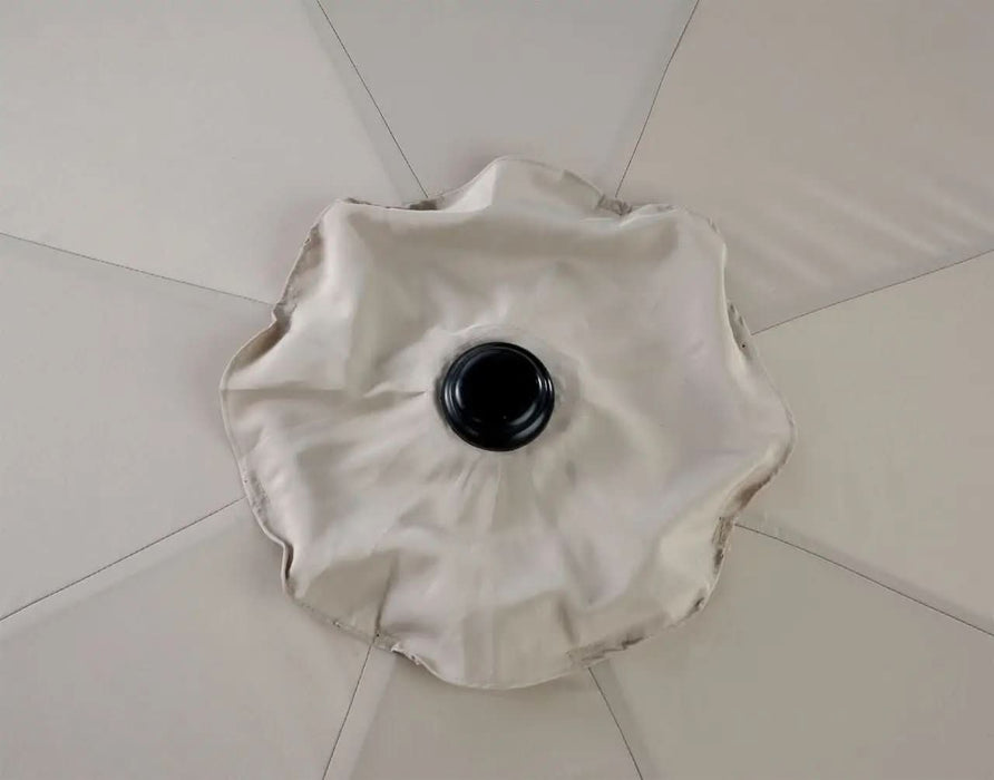 Hartman Luxe 3m Round Parasol - available in Dove Light Grey, Dark Grey, Shell & Moon