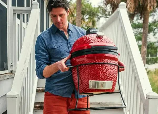 Kamado Joe Jr™ with Cast Iron Stand