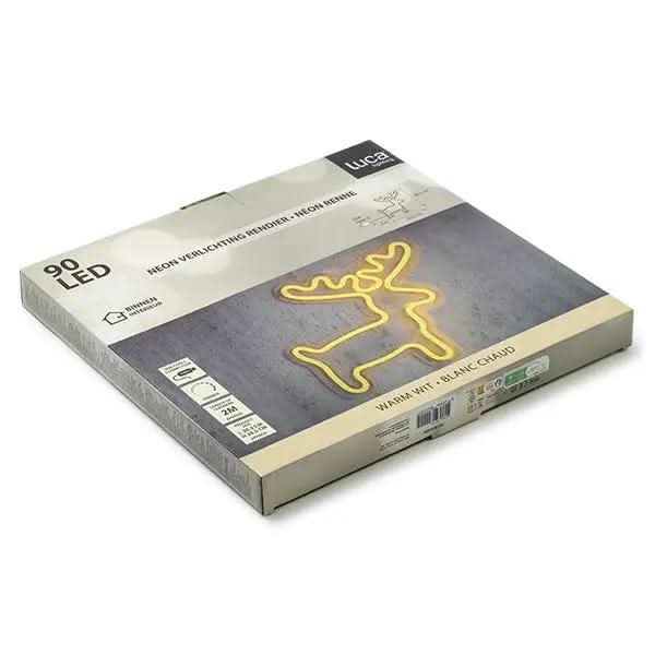 Neon light reindeer | Luca Lighting | 30.5 x 28.5 cm