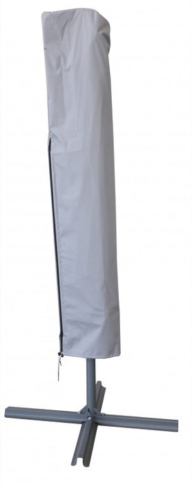 Hartman Mediterranean Round Cantilever Free Arm Parasol with Base - Dove