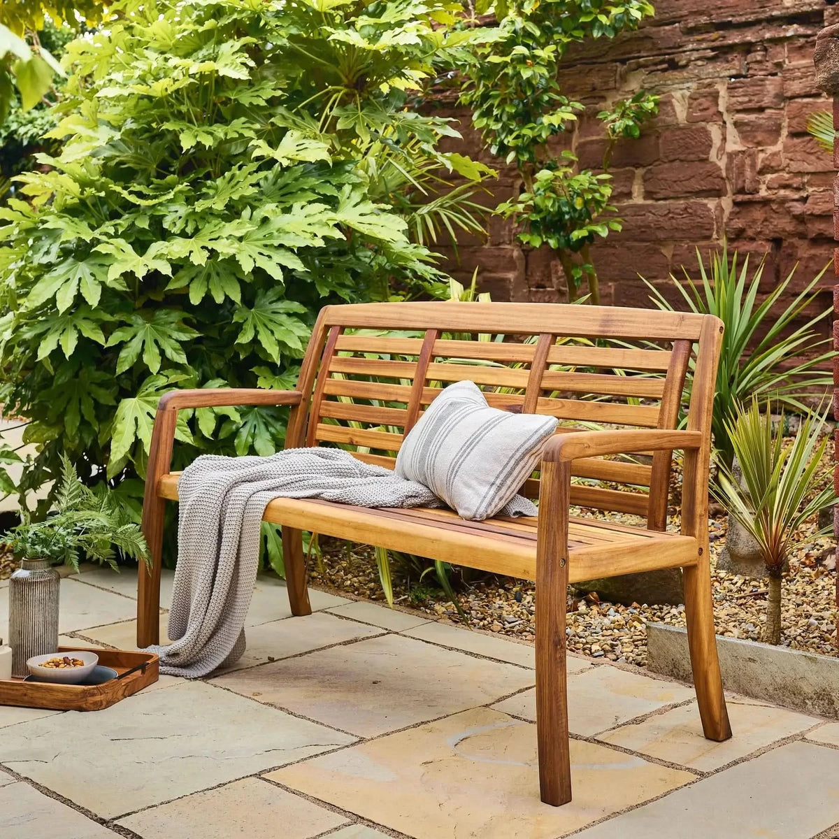 Cotswold Acacia Wood Bench 4ft & 5ft options