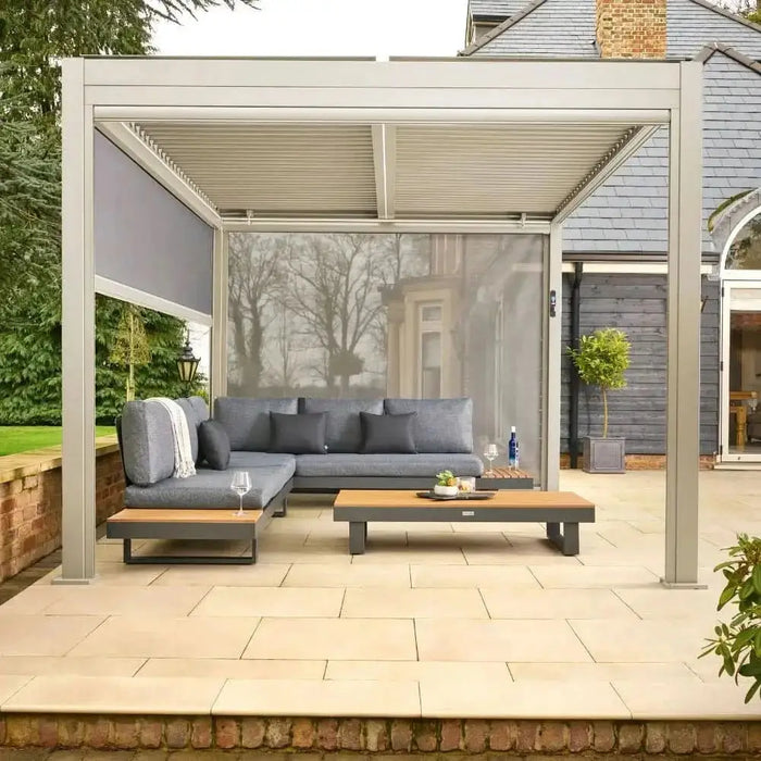 Norfolk Leisure Pergola Screen Only 3m wide (Beige)