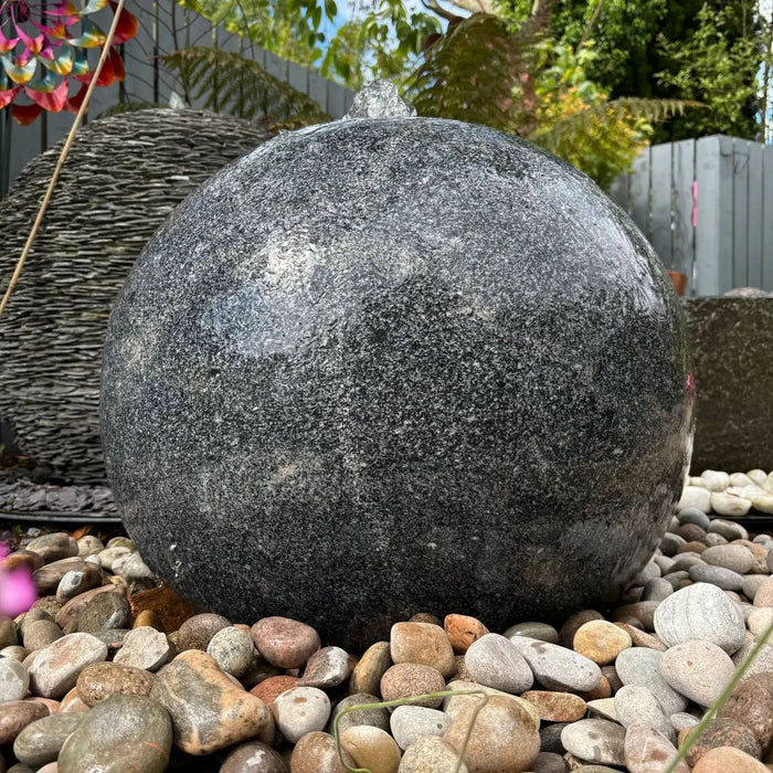 Granite Ball 62cm Diameter Water Feature with Complete Kit