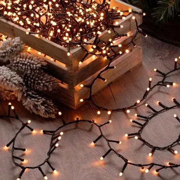 Festive Compact LED Lights Warm White 1000