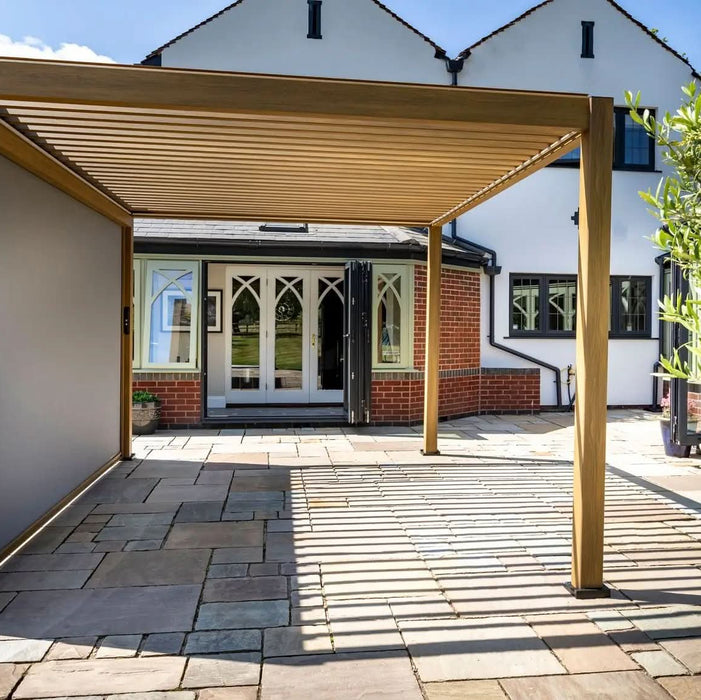 Hartman 4m Mesh Blind for Como Pergola in Folie