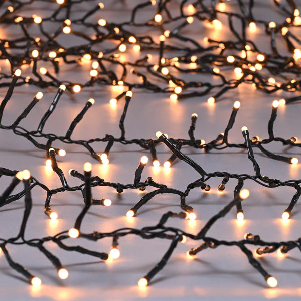 Festive Cluster LED Lights Warm White 1000
