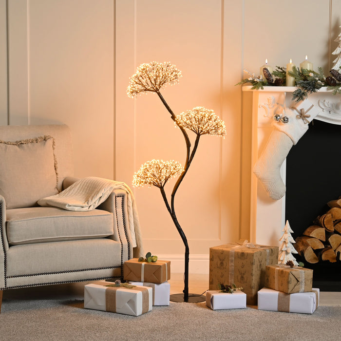 Festive 120cm Dewdrop Firework Ball Tree