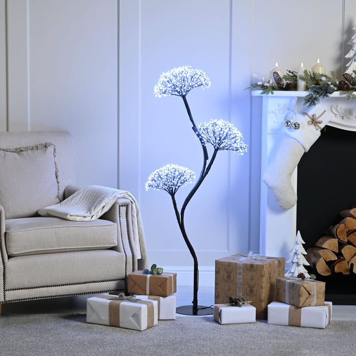 Festive 120cm Dewdrop Firework Ball Tree