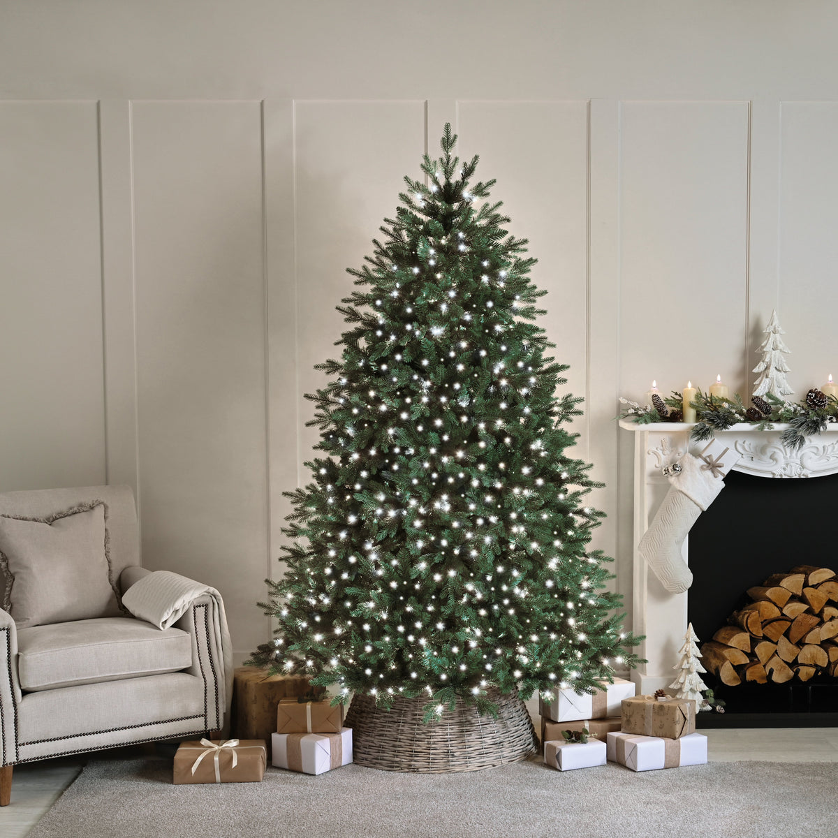 Festive Compact LED Lights White 2000