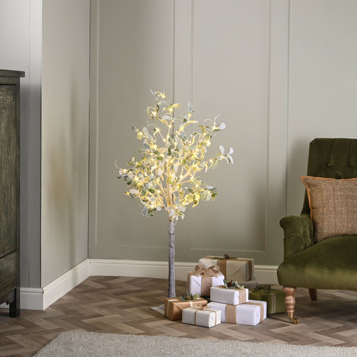 Festive Lit Mistletoe Tree - Three Sizes