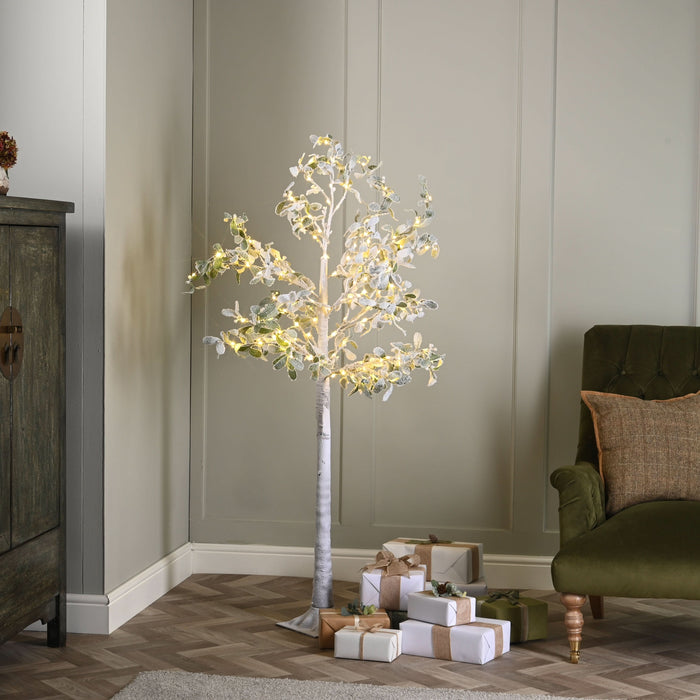 Festive Lit Mistletoe Tree - Three Sizes