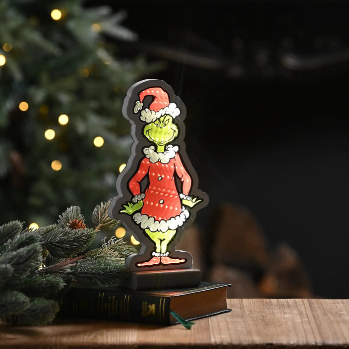 Festive Infinity Grinch with Santa Suit - Three Sizes