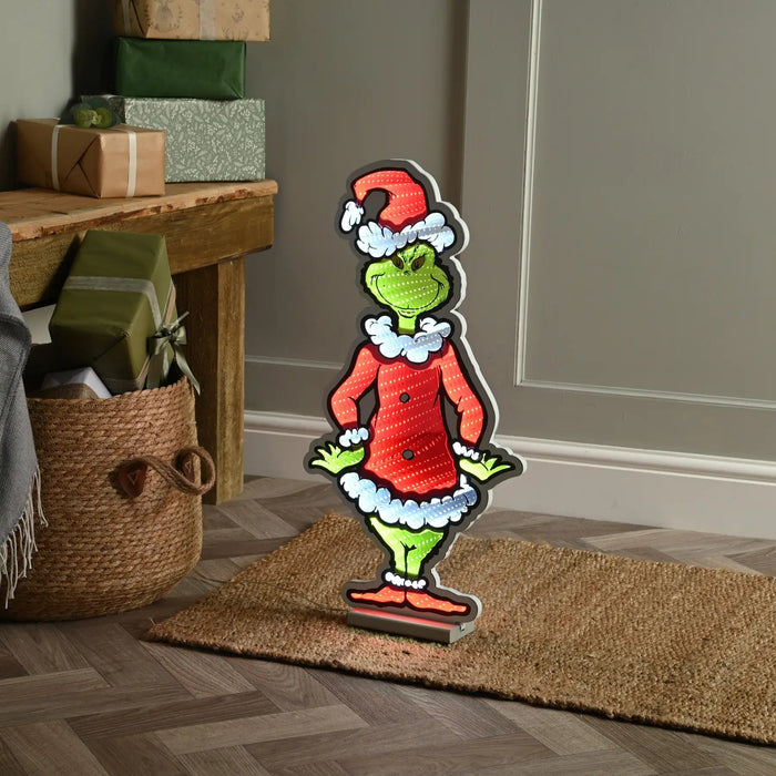 Festive Infinity Grinch with Santa Suit - Three Sizes