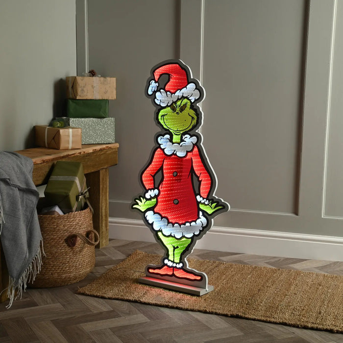 Festive Infinity Grinch with Santa Suit - Three Sizes