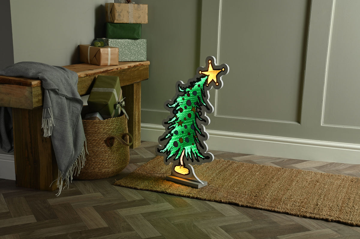 Festive 60cm Infinity Grinch Tree