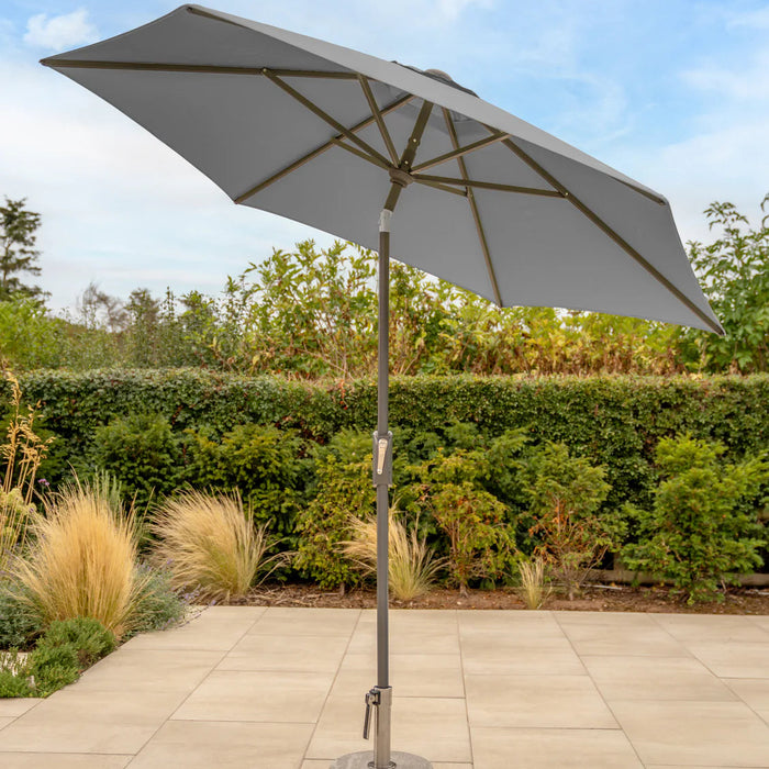 Kettler 2.5M Wind Up Parasol with Auto Tilt & Night Cover