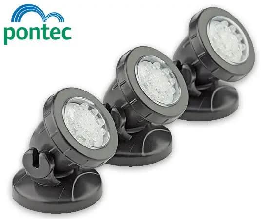 Pontec PondoStar LED Warm Pond Lights Set of 3