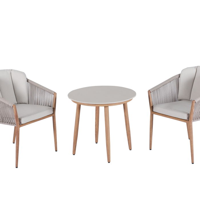 Hartman Portico Bistro Set in Teak Folie / Powder