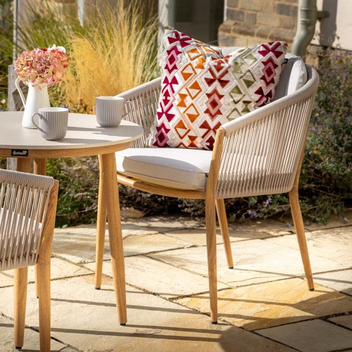 Hartman Portico Bistro Set in Teak Folie / Powder