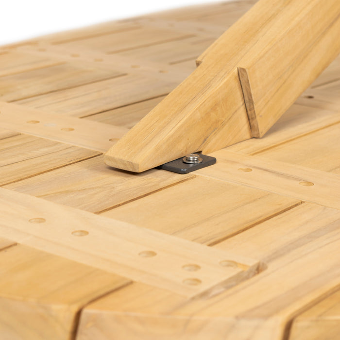 Prado 6 Seat Dining Set with lazy susan & Barista Stacking Chairs (Display Model)