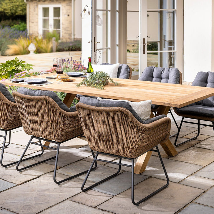 Hartman Rayo 6 Seat Regis Teak Dining Set