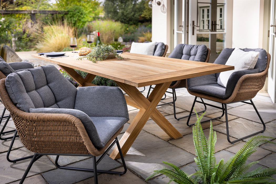 Hartman Rayo 6 Seat Regis Teak Dining Set