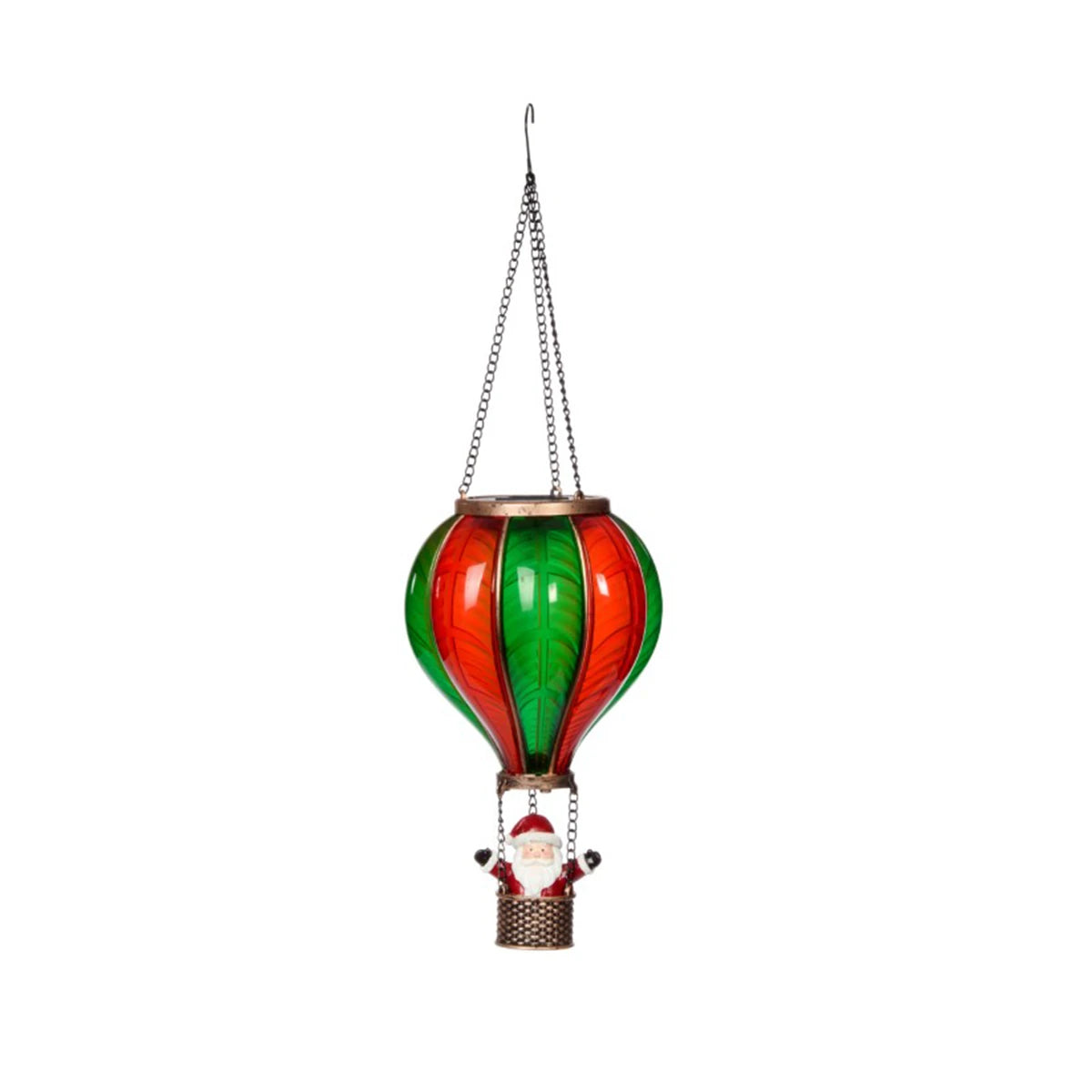Three Kings 14cm Santa Flaming Balloon Light Up Christmas Decoration (2535160)