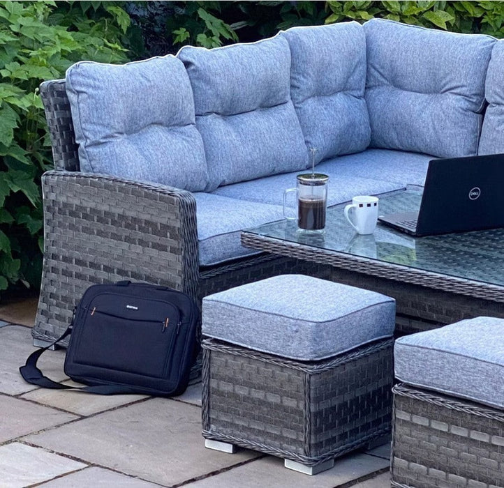 Amalfi Corner Set with High / Low Table