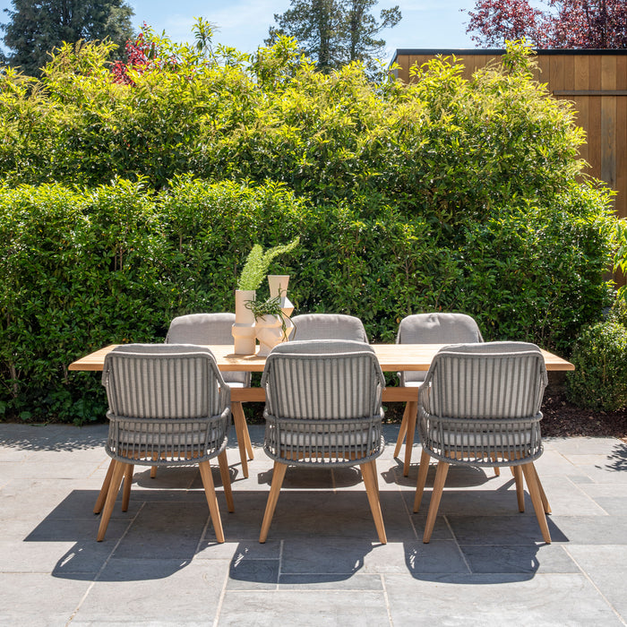 Sempre Table Sempre 6 Seat Dining Set with Bel Air Table