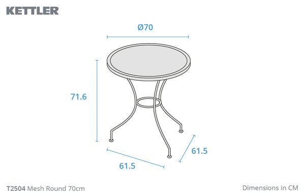 Kettler Caredo Bistro Set