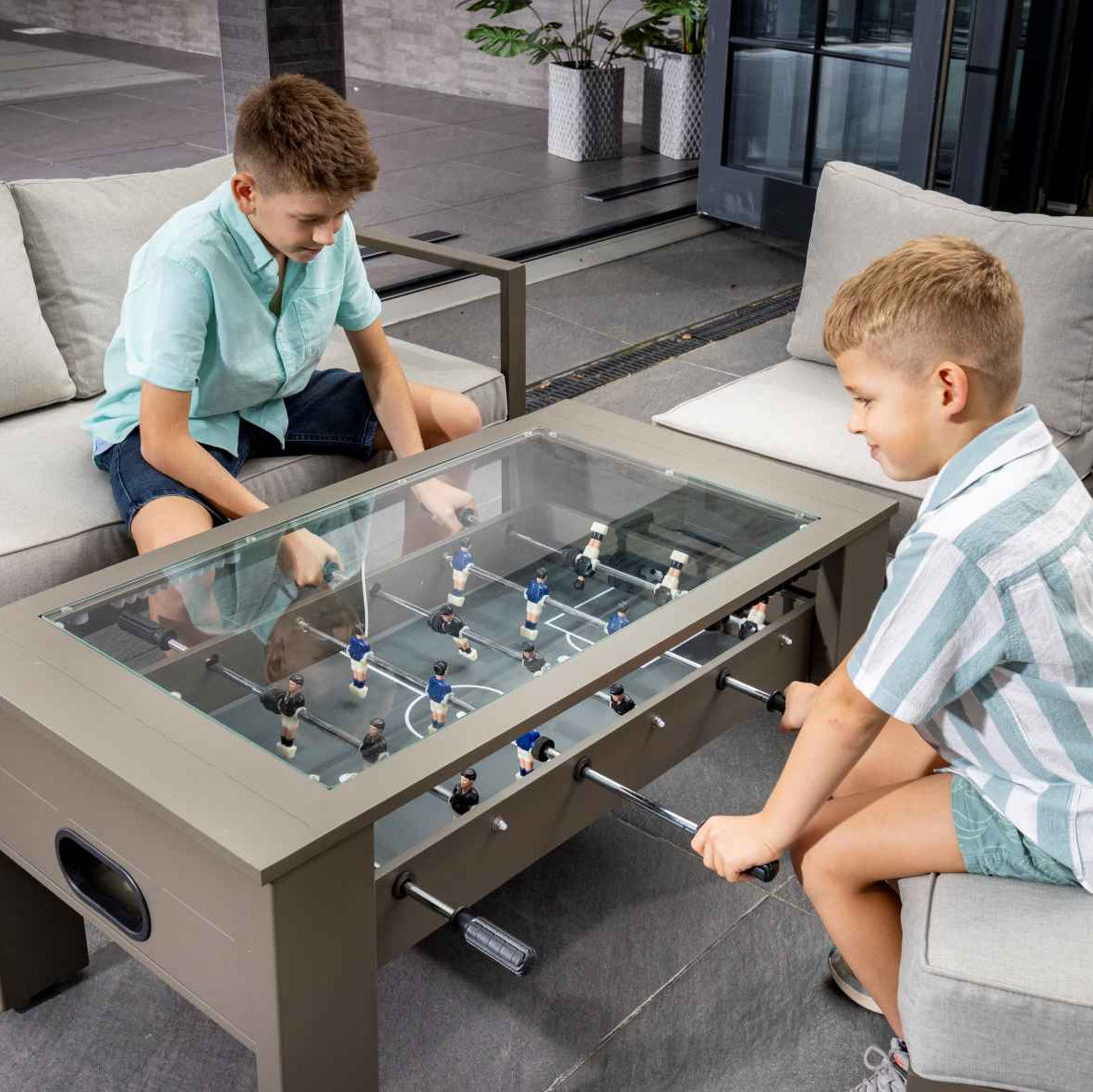 Hartman Toca 2 Seat Sofa Lounge Set with Football Coffee Table