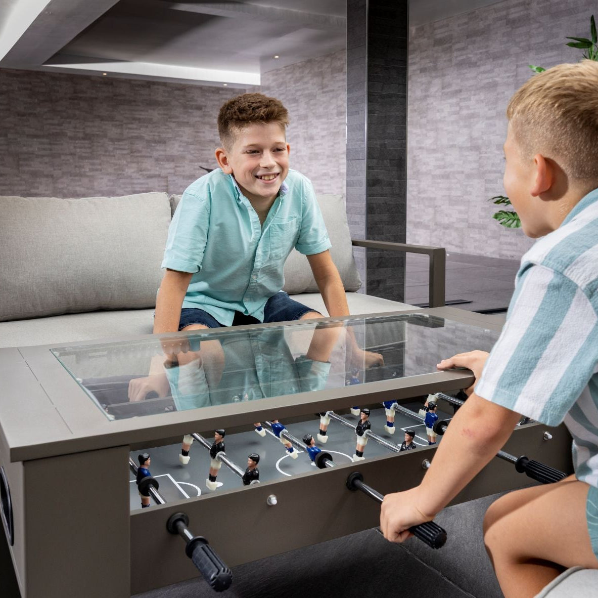 Hartman Toca 2 Seat Sofa Lounge Set with Football Coffee Table
