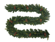 BOSK VERMONT PINE - 12ft x 12 Garland Warm White with 250 Warm White LED's