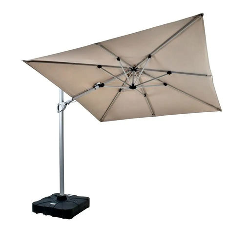 Hartman Pacific 2.7m Square Cantilever Parasol - Dove Light Grey 