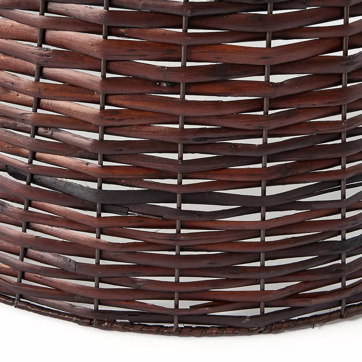 Dark Brown Willow Christmas Tree Skirt - 62cm
