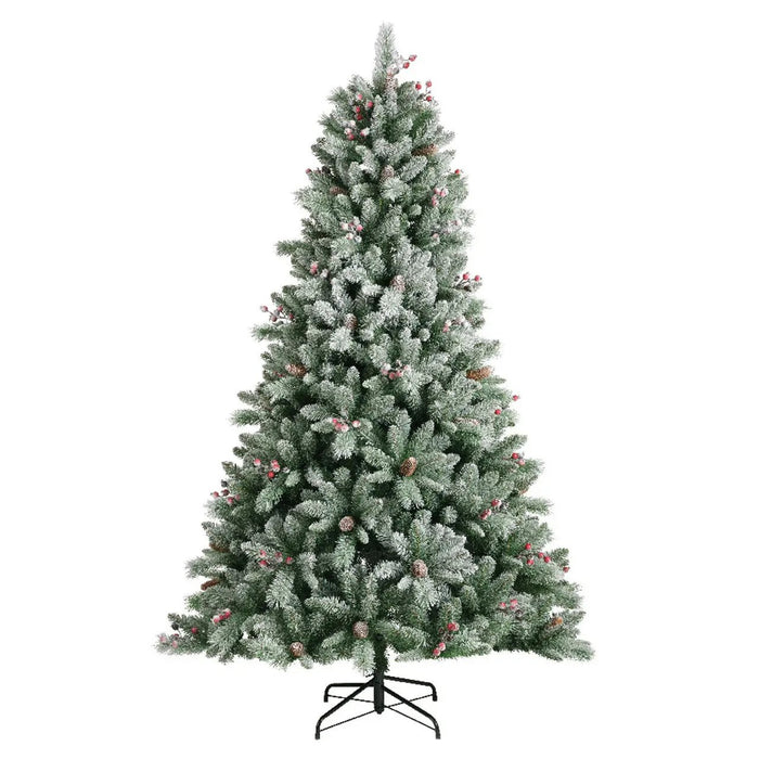 Everlands Snowy Windham 7ft Spruce Artificial Christmas Tree