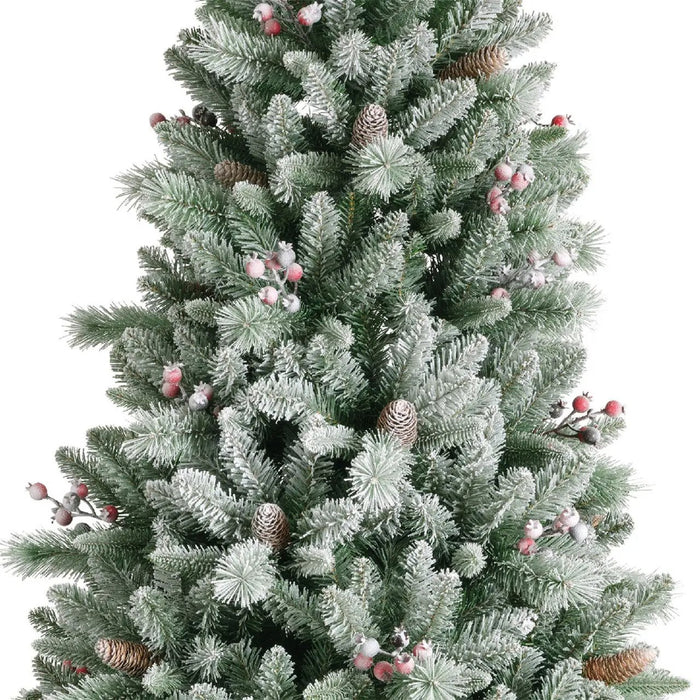 Everlands Snowy Windham 7ft Spruce Artificial Christmas Tree