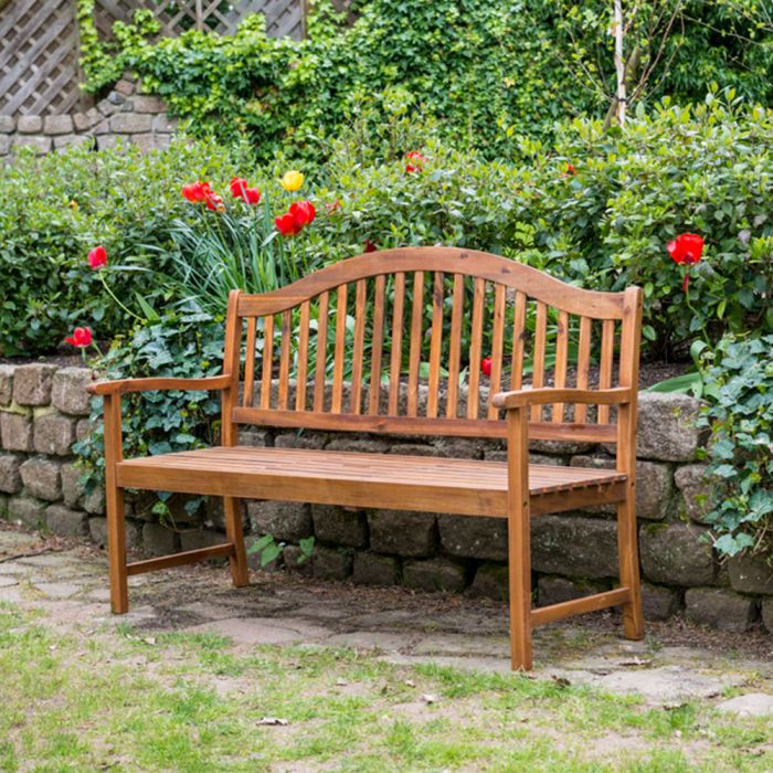 Alexander Rose Lakeside Acacia Serpentine 5ft Bench