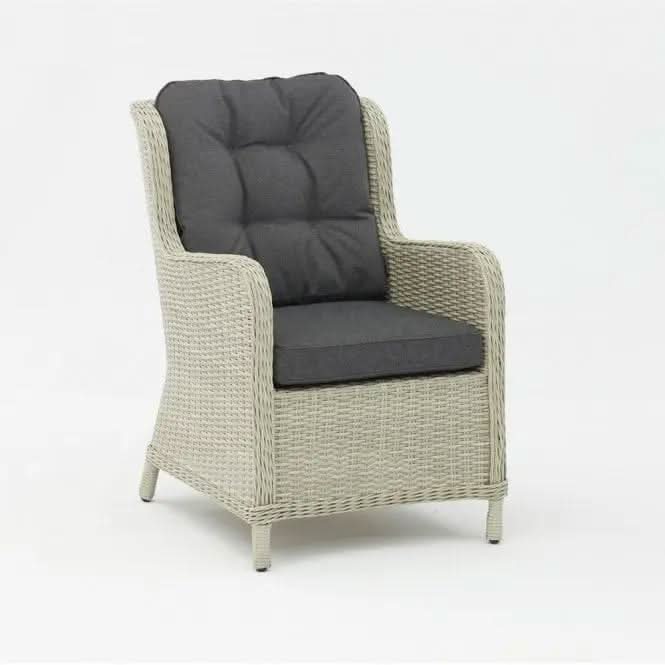 Bramblecrest - Chedworth Rattan Round Bistro Set in  Dove Grey