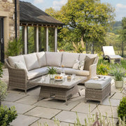 Kettler Charlbury Signature Casual Dining Mini Corner Set with High / Low Table