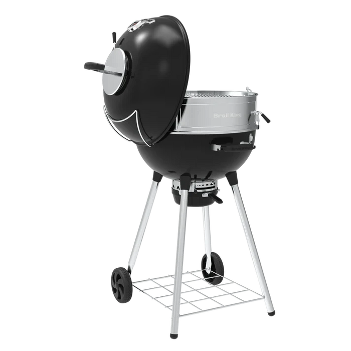 Crown Charcoal Kettle Grill – Stainless Steel Culinary Ring