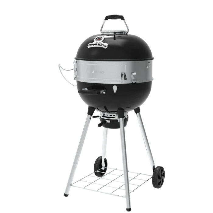 Crown Charcoal Kettle Grill – Stainless Steel Culinary Ring